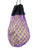 Easy-Fill Slow Feed Nylon Hay Bag with Drawstring Top Closure Purple