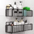 2-Pack Shower Caddy Shelf, Shower Caddy Organizer Wall Mounted Rustproof Basket with 4 Adhesives, No Drilling, Storage Rack for Bathroom, Shower and Kitchen. -Black-