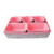 R and R RuiYue 8 Pieces Drawer Organizers Trays Felt Drawer Organizer Drawers dividers Organizer Bin Light Gray plusPink
