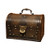 Unknows Wooden Pirate Jewelry Storage Box Vintage Treasure Chest for Wooden Organizer Jewelry Holder