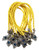 Lot - 10 HAMSA HAND"Evil Eye" Yellow String Bracelets - Lucky Charm Pendant