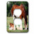 3dRose lsp-80253-6 Clydesdale Mare and Foal Horses 2 Plug Outlet Cover