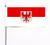 Germany Brandenburg State Ultimate Table Desk Flag
