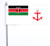Kenya Navy Ensign Ultimate Table Desk Flag