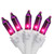 Northlight Set of 100 Purple-Pink Mini Christmas Lights 2.5" Spacing - White Wire