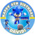 Cakecery Sonic SN Edible Cake Topper Image Personalized Birthday Sheet Party Decoration Round