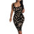 Women Print Sexy Bodycon Midi Dress Scoop-neck Sleeveless Basic Club Dress For Women Sexy Clubwear