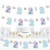 Big Dot of Happiness 2nd Birthday Lets Be Mermaids - Second Birthday Party DIY Decorations - Clothespin Garland Banner - 44 Pieces