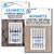 Ballpoint Needles For Sewing Machine Combo Pack, -2x70/10, 2x80/12, 1x90/14-Ballpoint  and  5x75/11 Stretch Needles, Sewing Machine Needles for Brother, Singer, Bernina, Elna, and Necchi by Apartment ABC