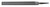 Crescent Nicholson 12" Half Round Double Cut Second File - 05125N