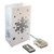 Lumabase 82906 Remote Control Battery Operated LED Luminaria Kit -6 Count-, Silver Snowflake