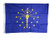 AES 2x3 Embroidered State of Indiana in 210D Sewn Nylon Flag 2'x3' 2 Clips Banner Grommets Double Stitched Fade Resistant Premium Quality