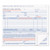 Hazardous Material Short Form, 8 1/2 x 7, Four-Part Carbonless, 50 Forms