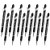 12 PCS Custom Pens Personalized Bulk, Customized Engraving Ballpoint Pens with Stylus Name or Text, Ideal Anniversary, Birthday or Graduation Gift-Medium Point,Black Ink-