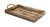 Cheung's FP-4023 Wooden Rectangular Tray with Rope Side Handles
