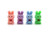 Miniature Easter Bunny Rabbit, Easter Rabbit, Flocked Bunny Rabbit, Easter Egg Hunt Prizes, Easter Basket Filler, Easter Miniatures