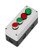 Push-button control station, 4 Stop/Start switches mushroom push-button switch -pack of 1-2 automatic return  plus 2 LEDs-