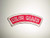Embroidery Patch US ROTC Military Color Guard TAB Patch - White ON RED by SFI