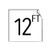 12 Feet Activity Pool LABEL DECAL STICKER Sticks to Any Surface