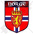 NORWAY Norwegian Shield NORGE 100mm -4"- Vinyl Bumper Sticker- Decal