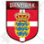 DENMARK Danish Shield Danmark 100mm -4"- Vinyl Bumper Sticker- Decal