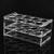 8 Holes Plastic Test Tube Rack Testing Tubes Holder Lab Test Tube Storage Stand 2.8cm Hole Diameter Test Tube Stand Shelf Test Tubing Racks Bracket- Lab School Supplies Laboratory Equipment