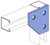 Genuine Unistrut P1334-EG 3 Hole Flat Plate Corner Bracket Connector for All 1-5/8" Strut Channel
