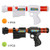 FUNEW Power Popper Gun, Atomic Ball Guns Pump Action Blaster with Green & Orange Soft Foam Balls, Best Gift for Kids - Dual Battle Pack
