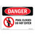 OSHA Danger Sign - Pool Closed Do Not Enter - Vinyl Label Decal - Protect Your Business- Construction Site- Warehouse  and  Shop Area -  Made in The USA