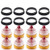 8PCS Cake Mold Perforated Cutter Cake Rings Cake Mousse Mold Round-Shape Cookie Cutters Circle Baking Metal Ring Molds Mousse Circle Ring Tart Decorating