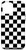 iPhone 12 Pro Max Checkerboard Checkered Black and White Design- Check board Case
