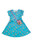 Nickelodeon Girls JoJo Siwa Multicolored Dress -Blue- 14-16-