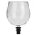 HERCHR Wine Glasses Topper- Goblet Glass That Inserts into Your Wine Bottle Champagne Glasses for Bar Beach Swimming Pool Party Clear