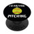 I'd Rather Be Pitching Gift for Softball Pitcher Socket PopSockets PopGrip: Swappable Grip for Phones  and  Tablets