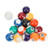 Cyrank Billard Pool Balls- 16PCS 32MM Resin Mini Children Billiard Ball Toy Pool Table Accesssory