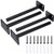 6' Floating Shelf Brackets Heavy Duty Hidden Shelf Brackets Hardware for Floating Wood Shelves Included Screws and Wall Anchor -4 Pcs-