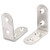 Aexit 40mmx40mm Stainless Shelf Brackets  and  Supports Steel L Shape Corner Brace Joint Right Angle Brackets Bracket 2pcs