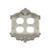 Nostalgic Warehouse 720017 Victorian Switch Plate with Double Outlet Satin Nickel