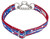 Country Brook Design - Star Spangled Ribbon Half Check Collar - Extra Large