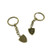 1 Items Keychain Keyring Key Tags Chains Rings Jewelry Bag Charms G6OX2 Shield