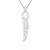 NY Jewelry 925 Sterling Feather Design Cage Pendants for Pearl- Pearl Cages for Pearl DIY Jewelry Making