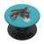 Cute Donkey on Turquoise PopSockets PopGrip: Swappable Grip for Phones  and  Tablets