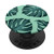 Tropical Botanical Monstera Leaves Summer Pattern - Mint PopSockets PopGrip: Swappable Grip for Phones  and  Tablets