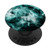 Green-Marble-Effect - Mint-Teal-Night-Green-Marbled-Design PopSockets PopGrip: Swappable Grip for Phones  and  Tablets