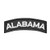 LEGEEON Alabama Shoulder Tab AL State Army Morale Tactical Fastener Patch