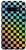 Galaxy S10 Plus  Checkered Rainbow Gradient - Check Pattern Case