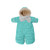 7 A.M. Enfant Doudoune One Piece Infant Snowsuit Bunting, Teal, Medium