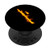 Fire Billiard Ball And Stick Flaming Pool Billiard Player PopSockets Swappable PopGrip