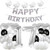 Sweet 17th Birthday Balloon 17th Birthday Decorations Happy 17th Birthday Party Supplies Silver Number 17 Foil Mylar Balloons Latex Balloon Gifts for Girls-Boys-Women-Men