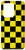 Galaxy S20 Ultra Checkered Yellow and Black - Check Pattern Case